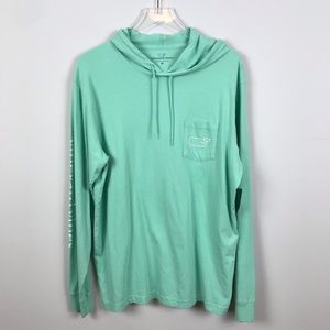 VINEYARD VINES | Hooded Pocket Whale Tee